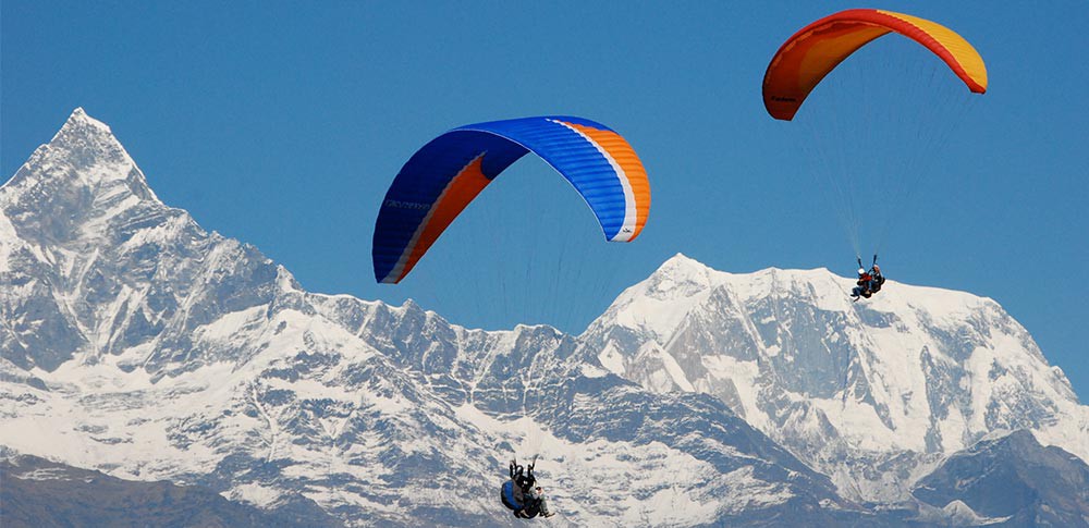 Paragliding in Pokhara